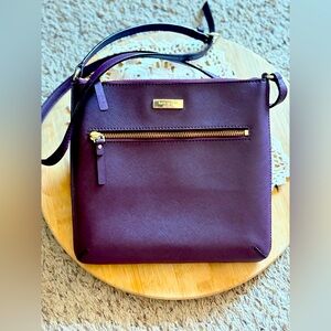 Kate Spade Rima Laurel Way Mahogany Purse